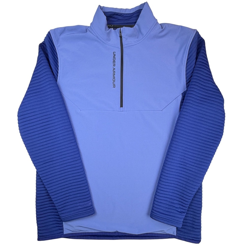 Under Armour Golf Storm ColdGear 1/4 Zip Pullover Blue Mens XL